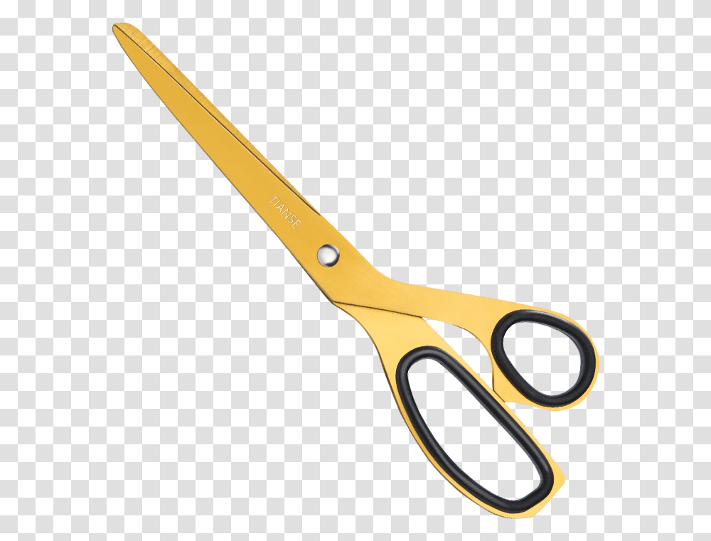 Gold 8 Inch Vintage Scissors Gold Scissors, Blade, Weapon, Weaponry, Shears Transparent Png