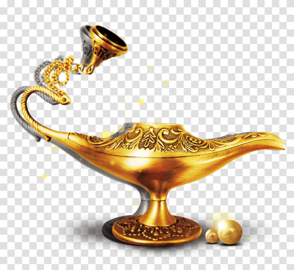 Gold Aladdin And The Magic Lamp Download, Bronze, Glass, Goblet, Beak Transparent Png