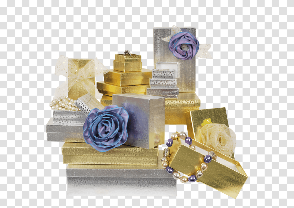 Gold Amp Silver Foil Jewelry Boxes Wrapping Paper, Soap, Gift, Rose, Flower Transparent Png