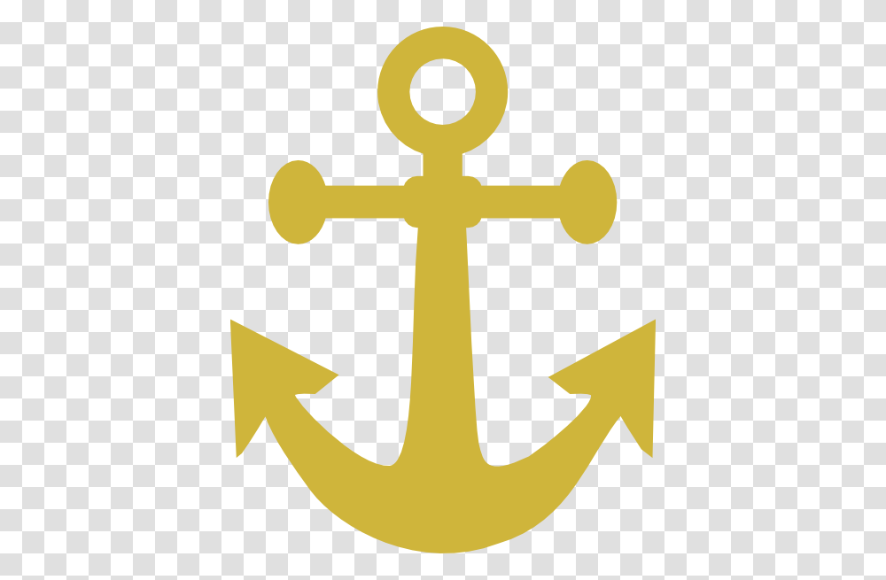 Gold Anchor Clip Art, Cross, Hook Transparent Png