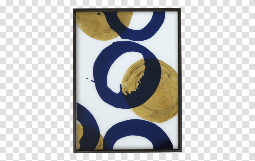 Gold And Blue Halos Glass Tray Decorative Large Rectangular Circle, Phone, Electronics, Mobile Phone Transparent Png