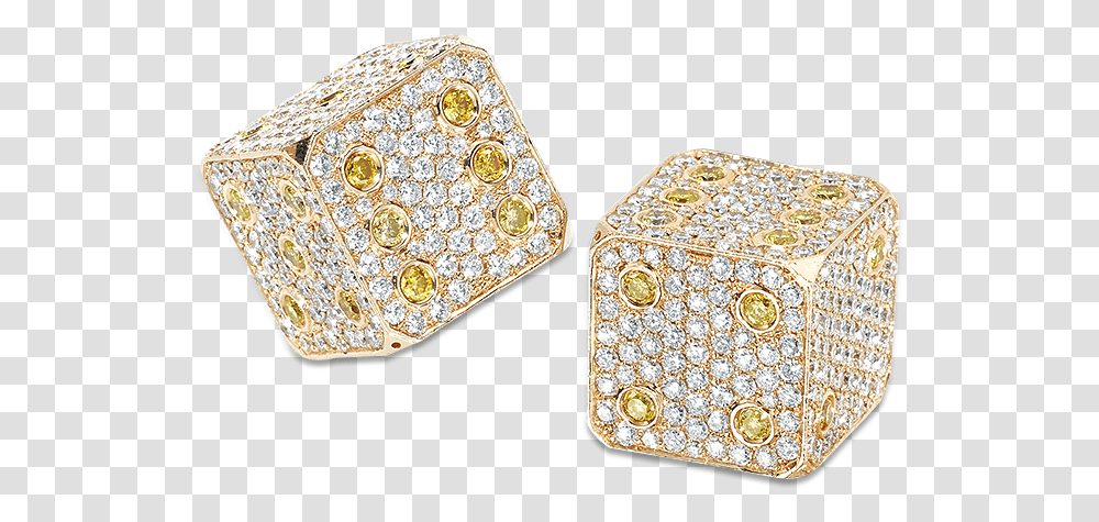 Gold And Diamond Dice, Accessories, Accessory, Gemstone, Jewelry Transparent Png