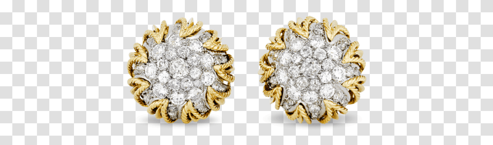 Gold And Diamond Earrings By Van Cleef & Arpels 1200, Accessories, Accessory, Jewelry, Brooch Transparent Png