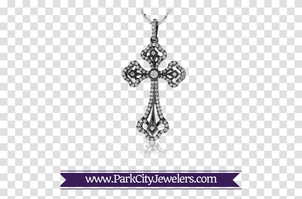 Gold And Diamond Snowflake Pendant, Cross, Gemstone, Jewelry Transparent Png