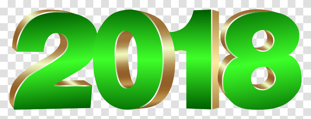 Gold And Green, Word, Number Transparent Png