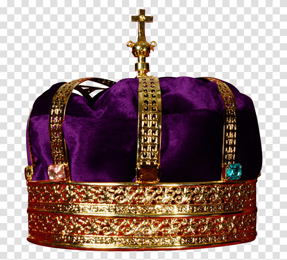 Gold And Purple Kings Crown Kings Crown, Accessories, Accessory, Jewelry, Purse Transparent Png