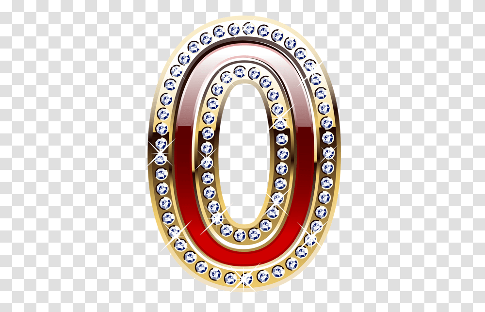 Gold And Red Number Zero Clipart Image Czcionki Pudeko Red And Gold Numbers, Label, Text, Rug, Sticker Transparent Png