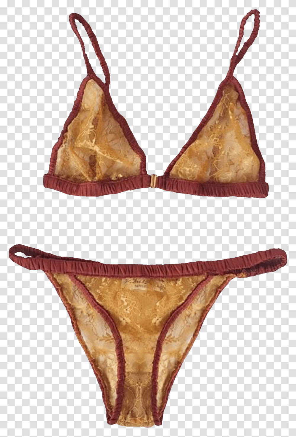 Gold And Rust Two Lingerie Top, Clothing, Apparel, Underwear, Bra Transparent Png