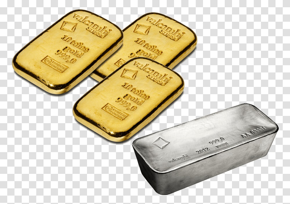 Gold And Silver Biscuits, Treasure Transparent Png