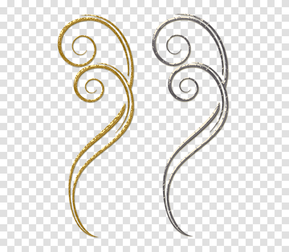 Gold And Silver Decorative Ornaments Gallery, Floral Design, Pattern Transparent Png