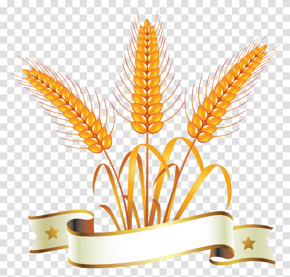 Gold And Silver Wheat Symbol Logos Icons Image Gold Wheat Logo, Plant, Leaf, Chandelier, Lamp Transparent Png