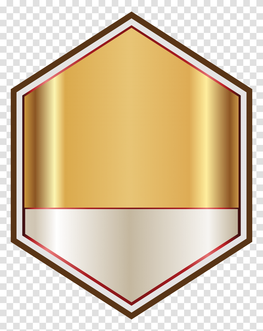 Gold And White Label Clipart, Armor, Shield, Logo Transparent Png