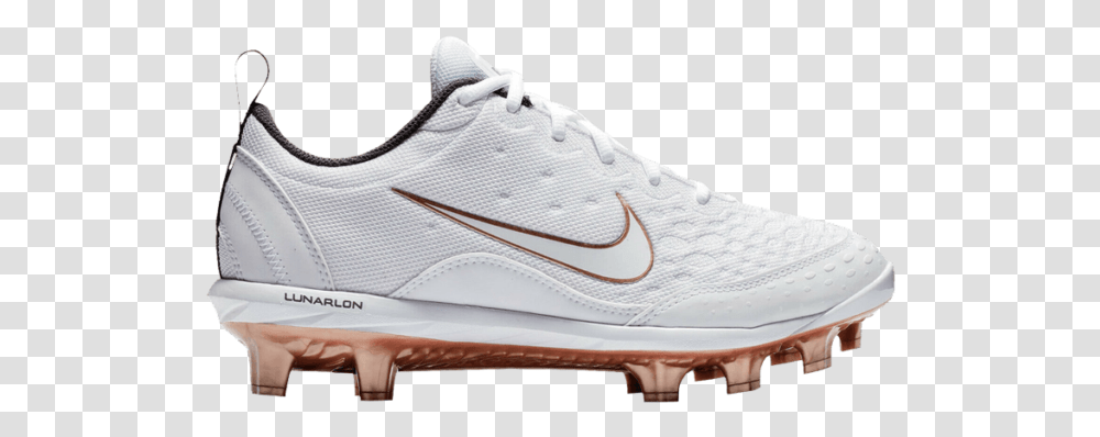Gold And White Softball Cleats Online Round Toe, Shoe, Footwear, Clothing, Apparel Transparent Png