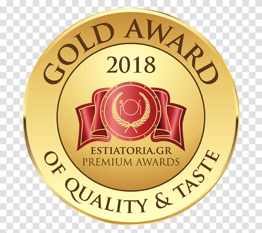 Gold Award Best Restaurant Badge, Logo, Trademark, Label Transparent Png