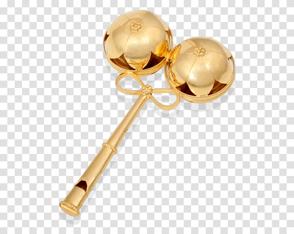 Gold Baby Rattle Image Sphere, Accessories, Accessory, Jewelry, Hammer Transparent Png
