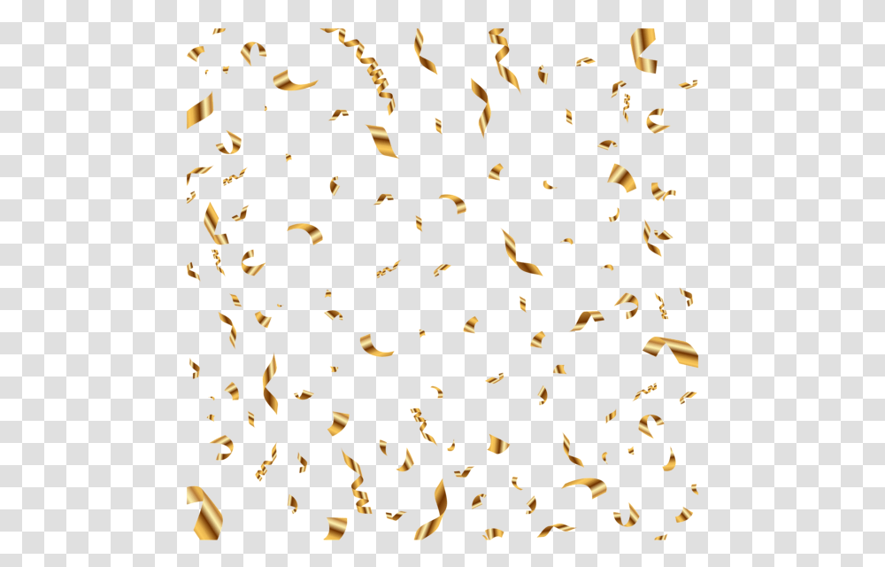 Gold Background Confetti, Paper, Rug Transparent Png