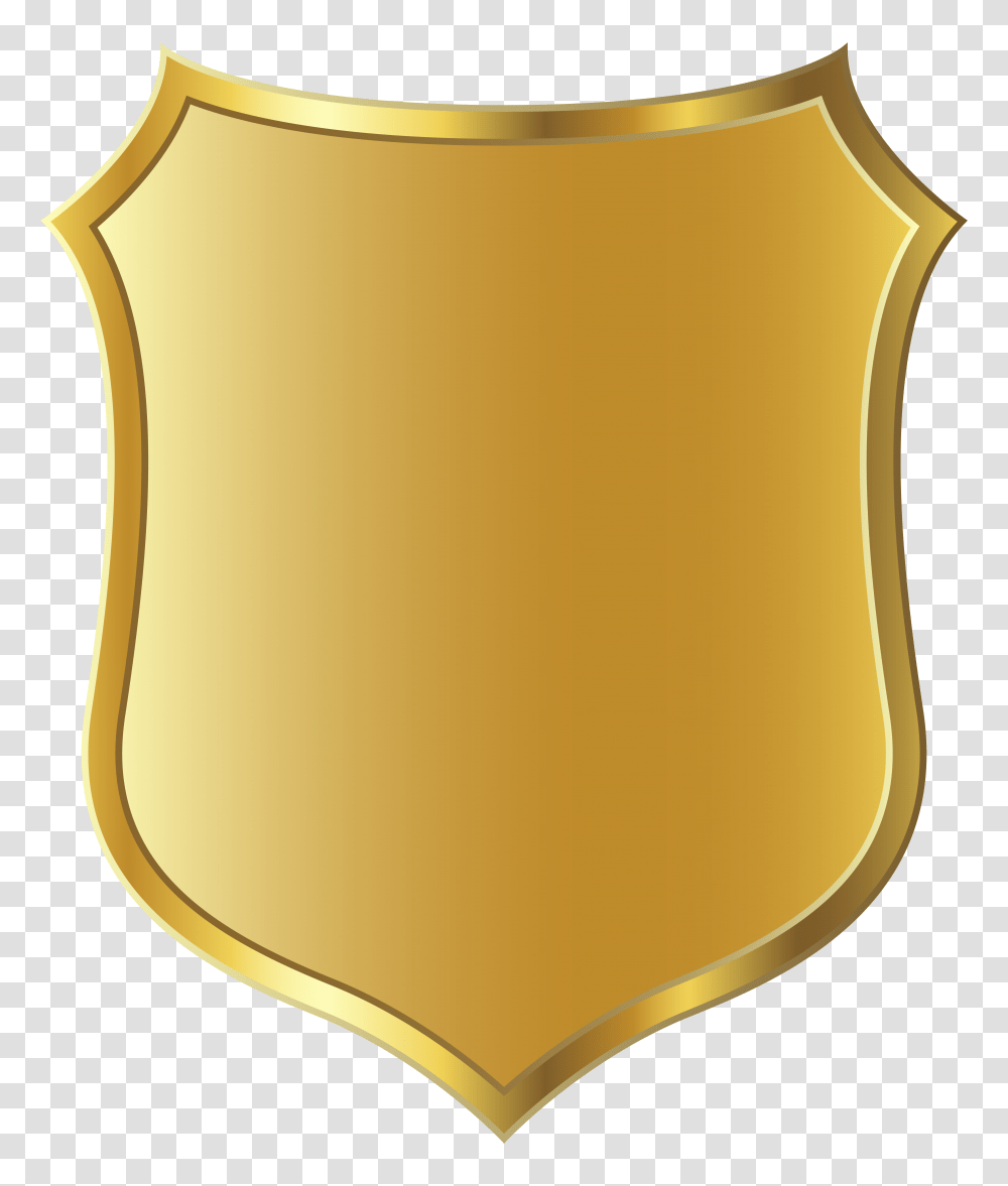 Gold Badge Clipart Blank Police Badge Template, Armor, Shield, Diaper Transparent Png