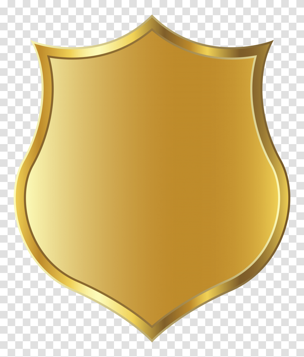 Gold Badge Clipart Escudo De Ouro, Armor, Shield, Diaper, Tent Transparent Png