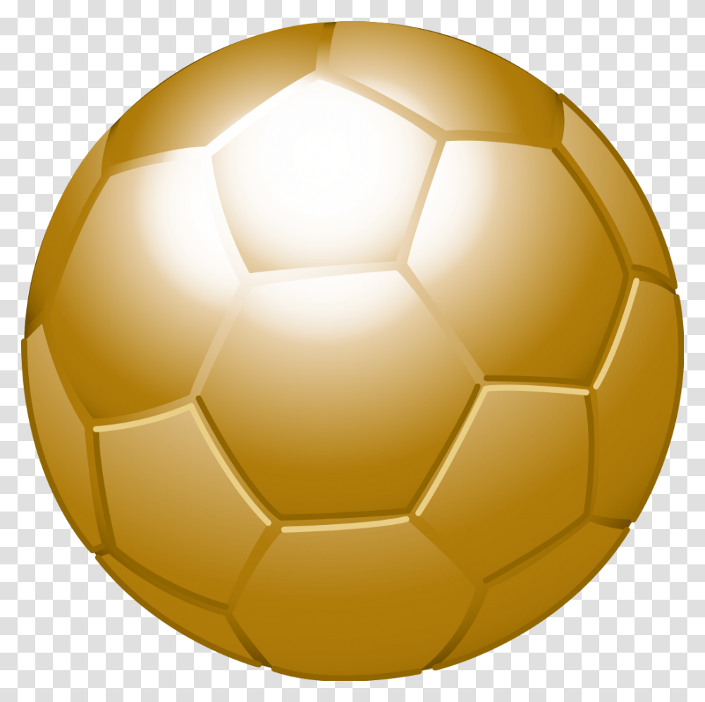Gold Ball Gold Soccer Ball, Football, Team Sport, Sports, Sphere Transparent Png