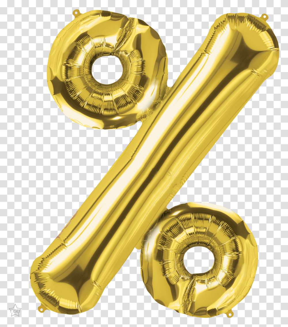 Gold Balloon Percentage Transparent Png