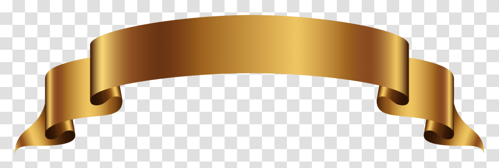 Gold Banner Clip Background Gold Ribbon Banner, Axe, Tool, Scroll Transparent Png