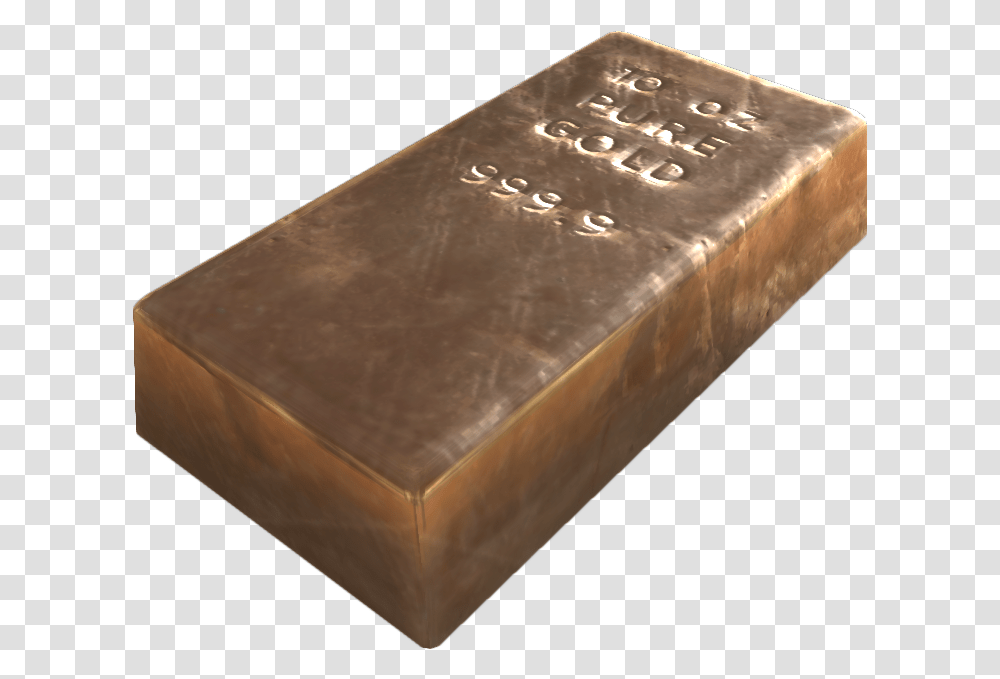 Gold Bar Dead Money The Vault Fallout Wiki Everything Dead Money Gold Bars, Silver, Aluminium, Box Transparent Png