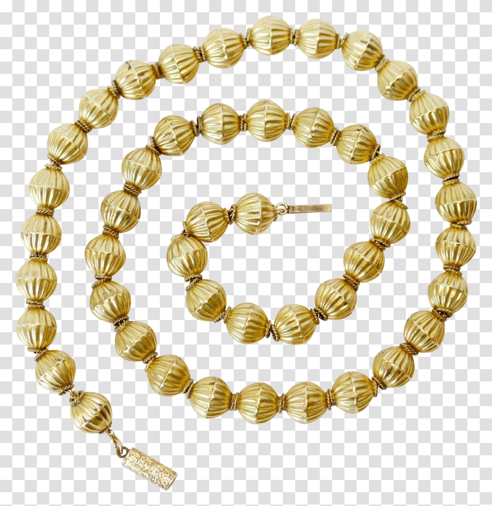 Gold Bead 3 Image Bead, Bead Necklace, Jewelry, Ornament, Accessories Transparent Png