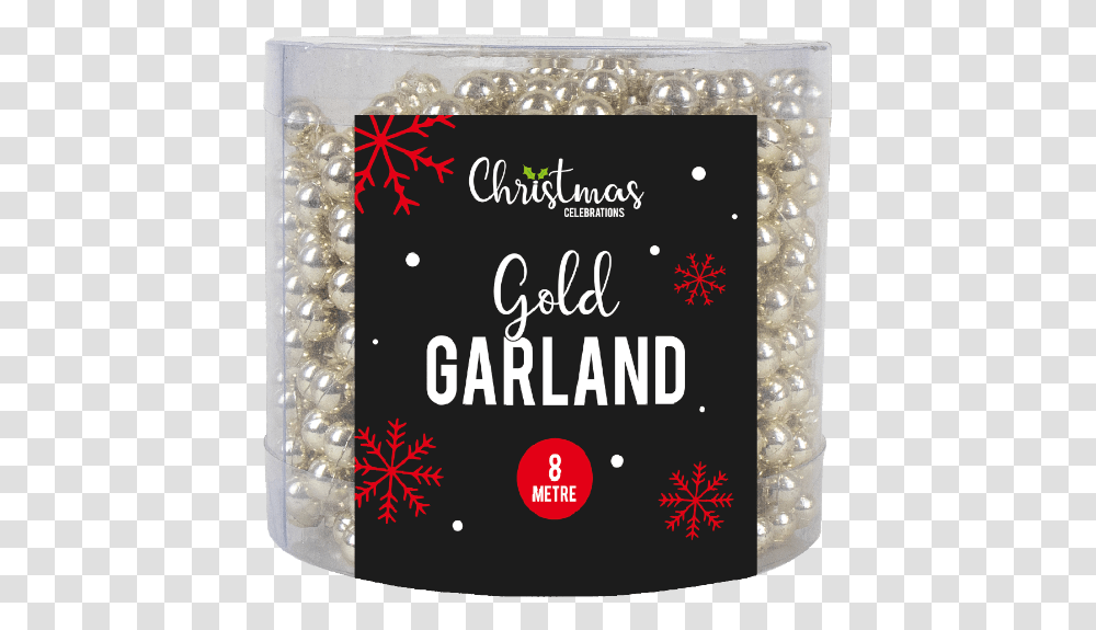 Gold Bead Christmas Garland, Photo Booth, Paper Transparent Png