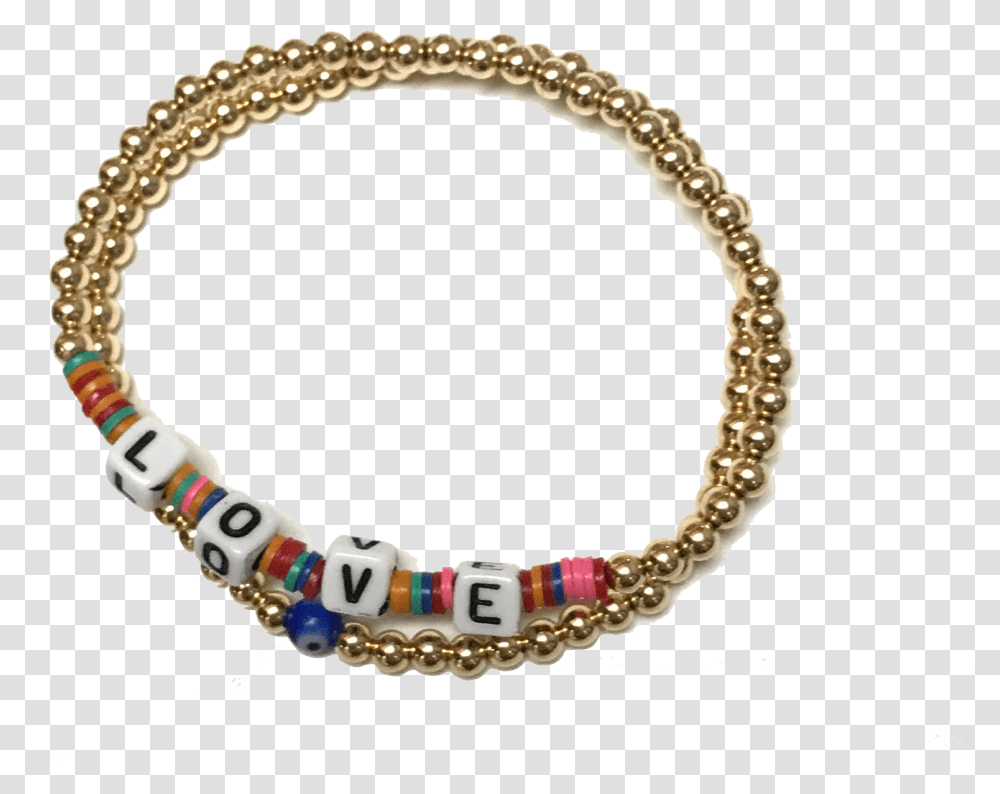 Gold Beaded Love Bracelet Solid, Jewelry, Accessories, Accessory, Necklace Transparent Png