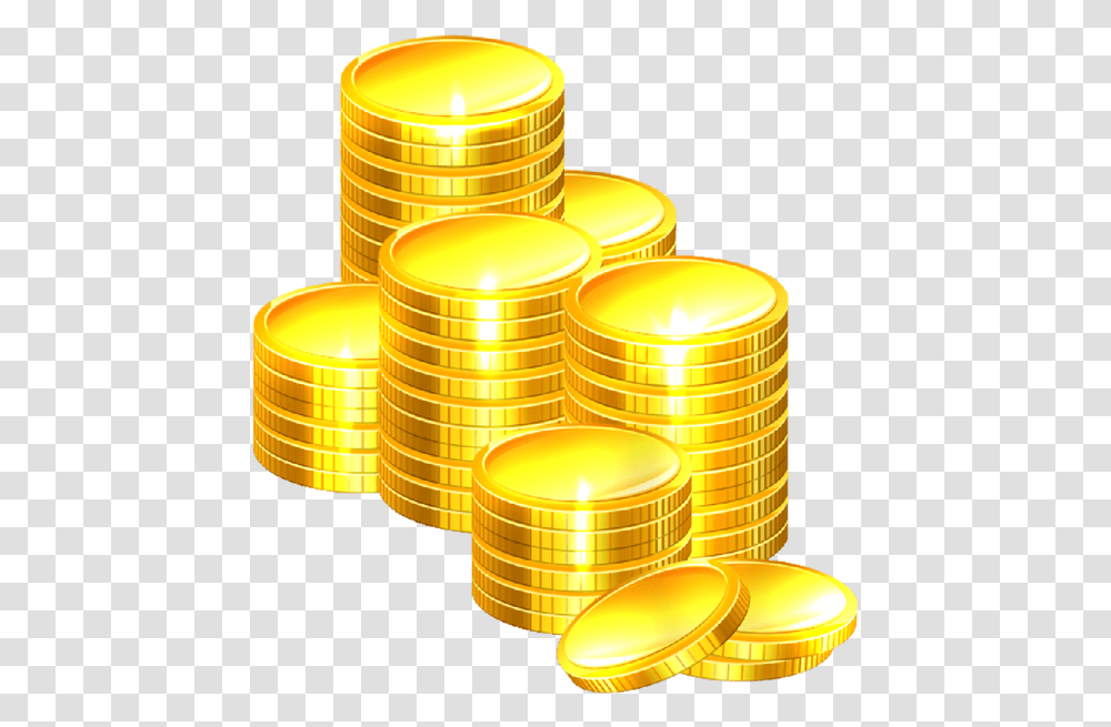 Gold Bokeh Gold Coin, Lamp, Treasure Transparent Png