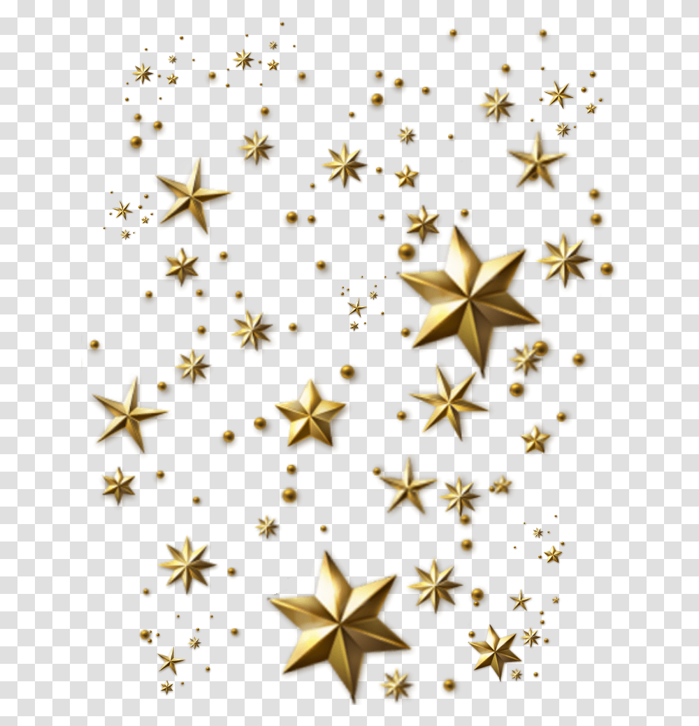 Gold Bokeh Toile Dore, Star Symbol, Lighting, Christmas Tree, Ornament Transparent Png