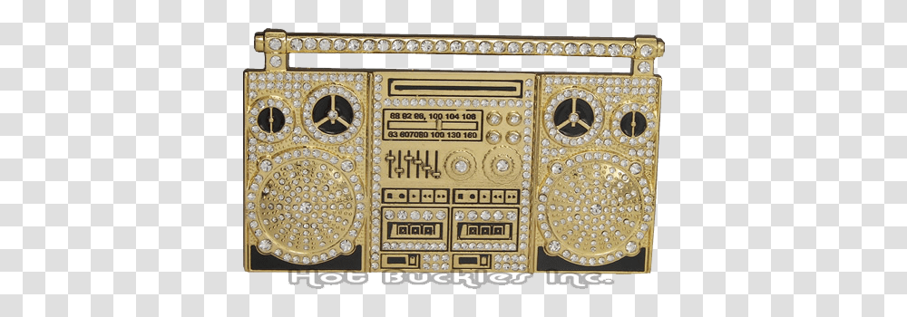 Gold Boombox Psd Official Psds Electronic Musical Instrument, Treasure, Text Transparent Png