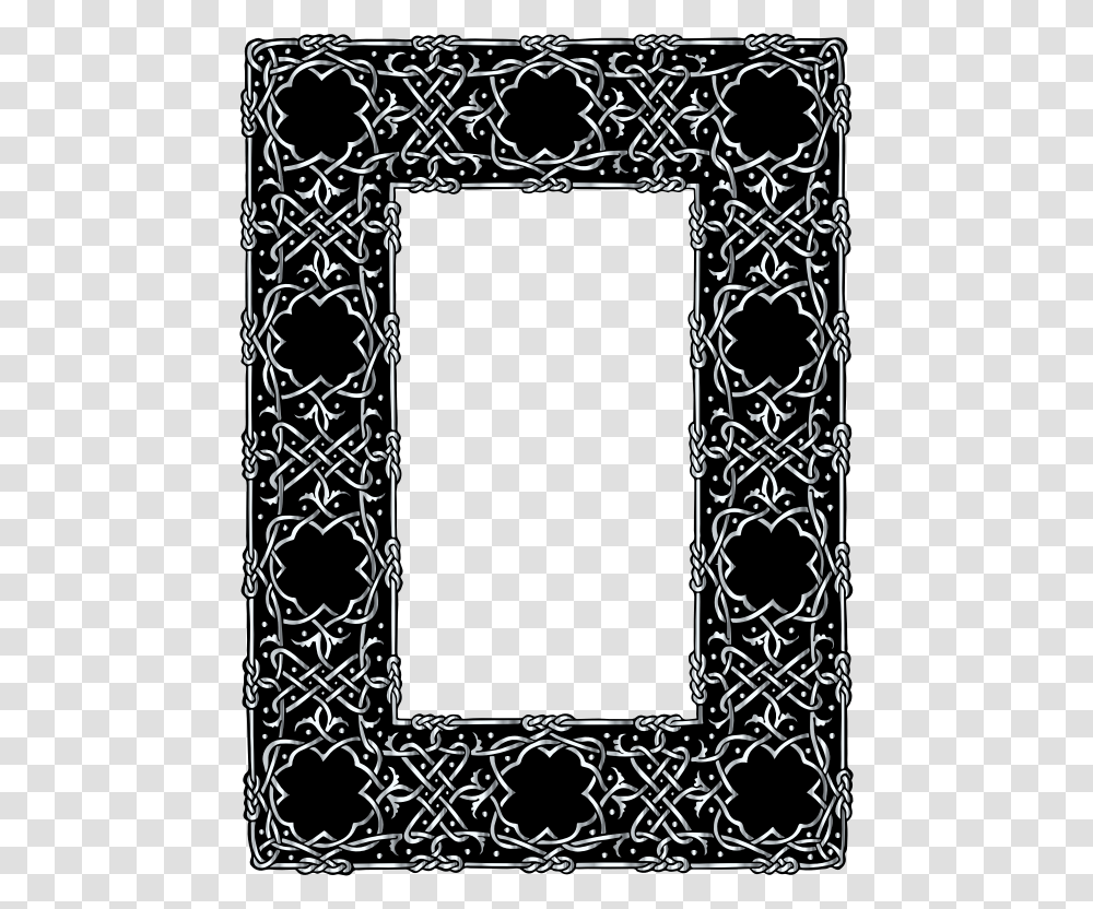 Gold Border Celtic, Alphabet, Pattern, Rug Transparent Png