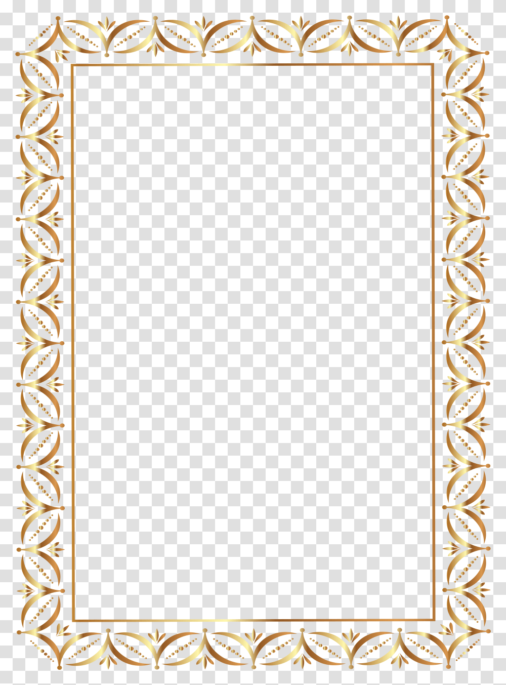 Gold Border Frame Clip Art Image Border Frame Transparent Png