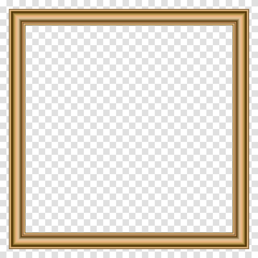 Gold Border Frame, Rug, Mirror, Cabinet Transparent Png