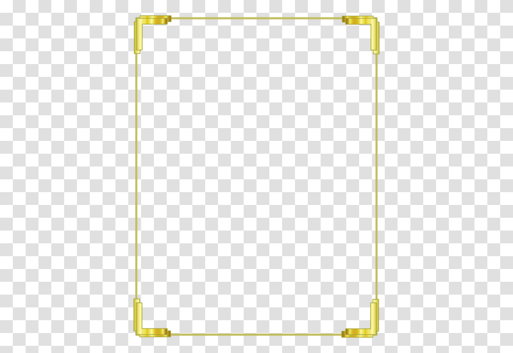 Gold Border Frame, Plant, White Board, Screen Transparent Png