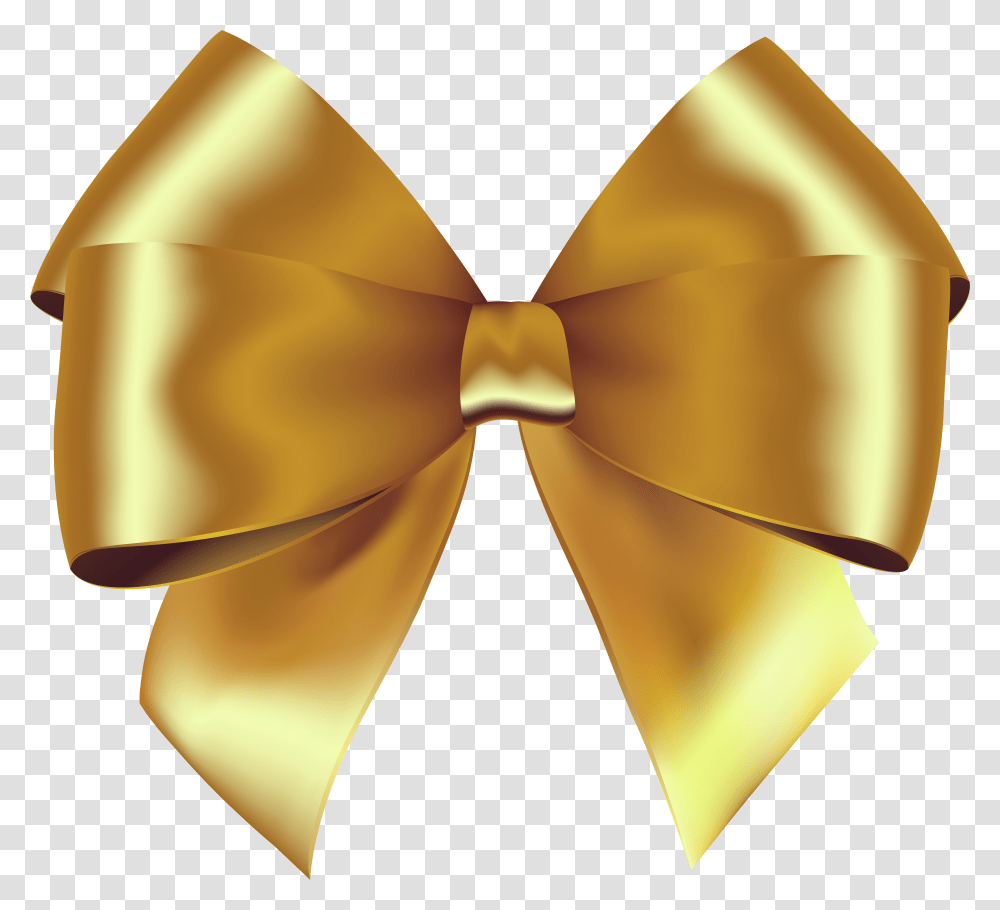 Gold Bow Ribbon Transparent Png