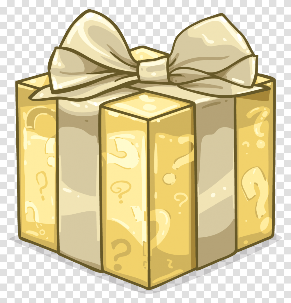 Gold Box Gold Mystery Box, Gift, Mailbox, Letterbox, Treasure Transparent Png
