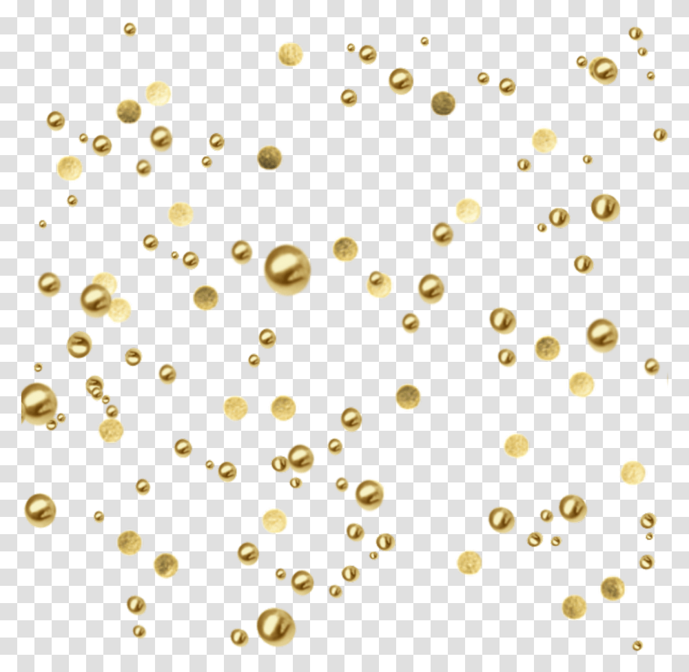 Gold Bubbles, Paper, Droplet, Confetti, Rug Transparent Png