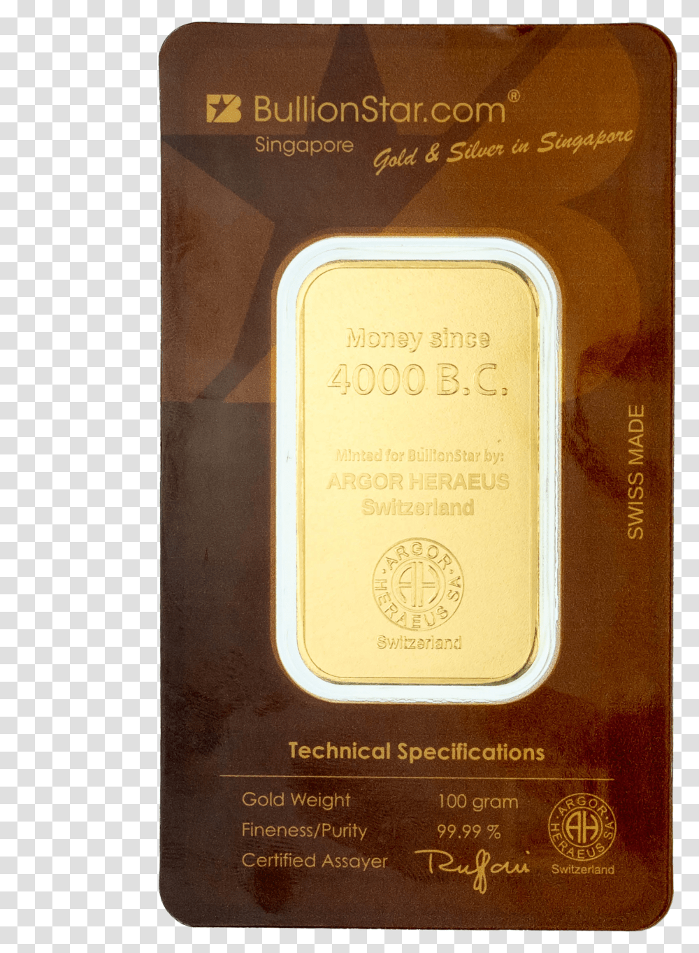 Gold Bullion Label Transparent Png