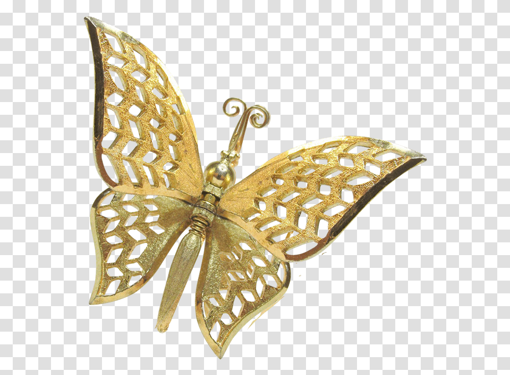 Gold Butterflies Papilio Machaon, Snake, Reptile, Animal, Accessories Transparent Png