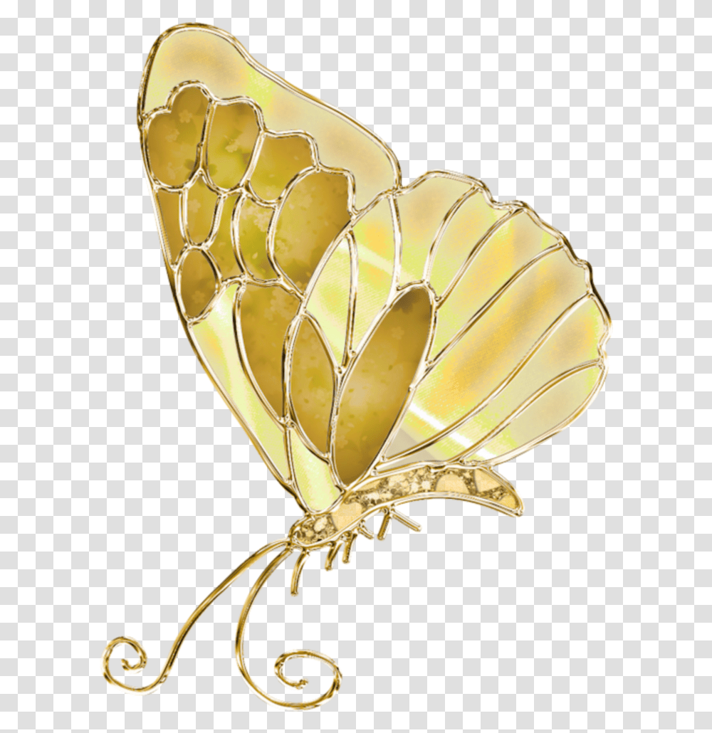 Gold Butterfly Butterfly, Jewelry, Accessories, Accessory, Brooch Transparent Png
