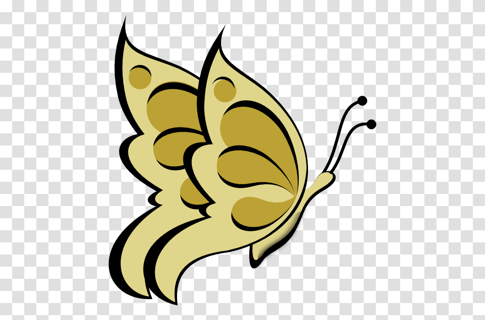 Gold Butterfly Clip Art Clip Art Butterfly, Poultry, Fowl, Bird, Animal Transparent Png