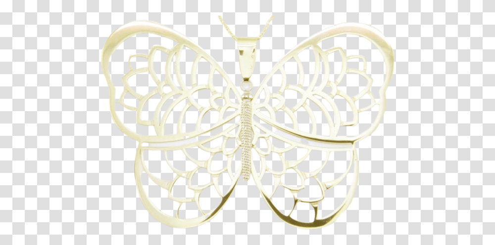 Gold Butterfly Pendent Decorative, Chandelier, Lamp, Rug, Jewelry Transparent Png