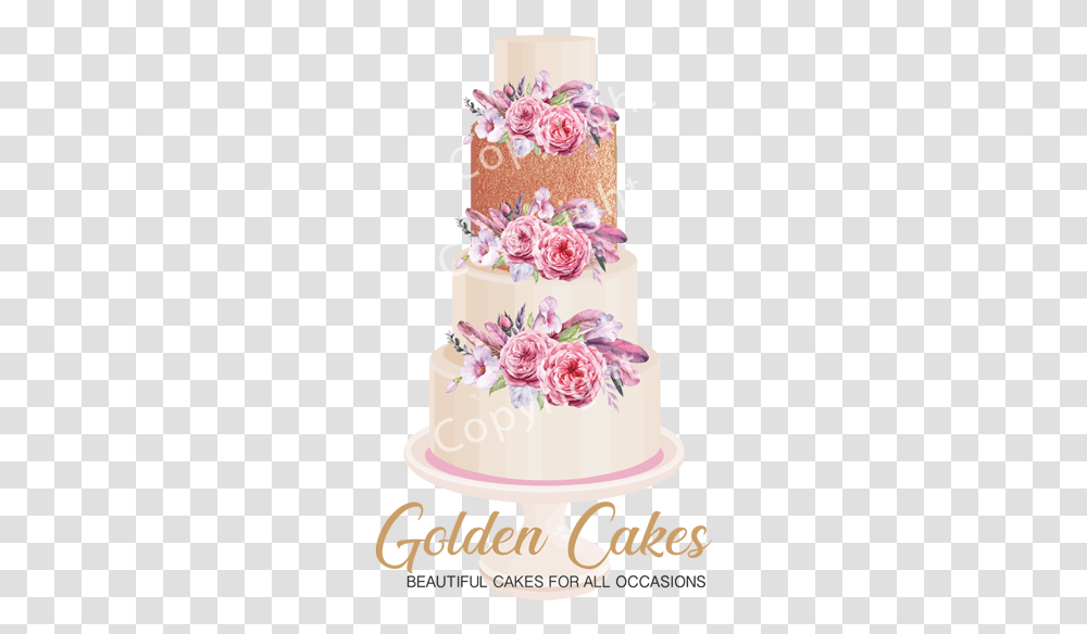 Gold Cake Logo Wedding Cake, Dessert, Food, Clothing, Apparel Transparent Png