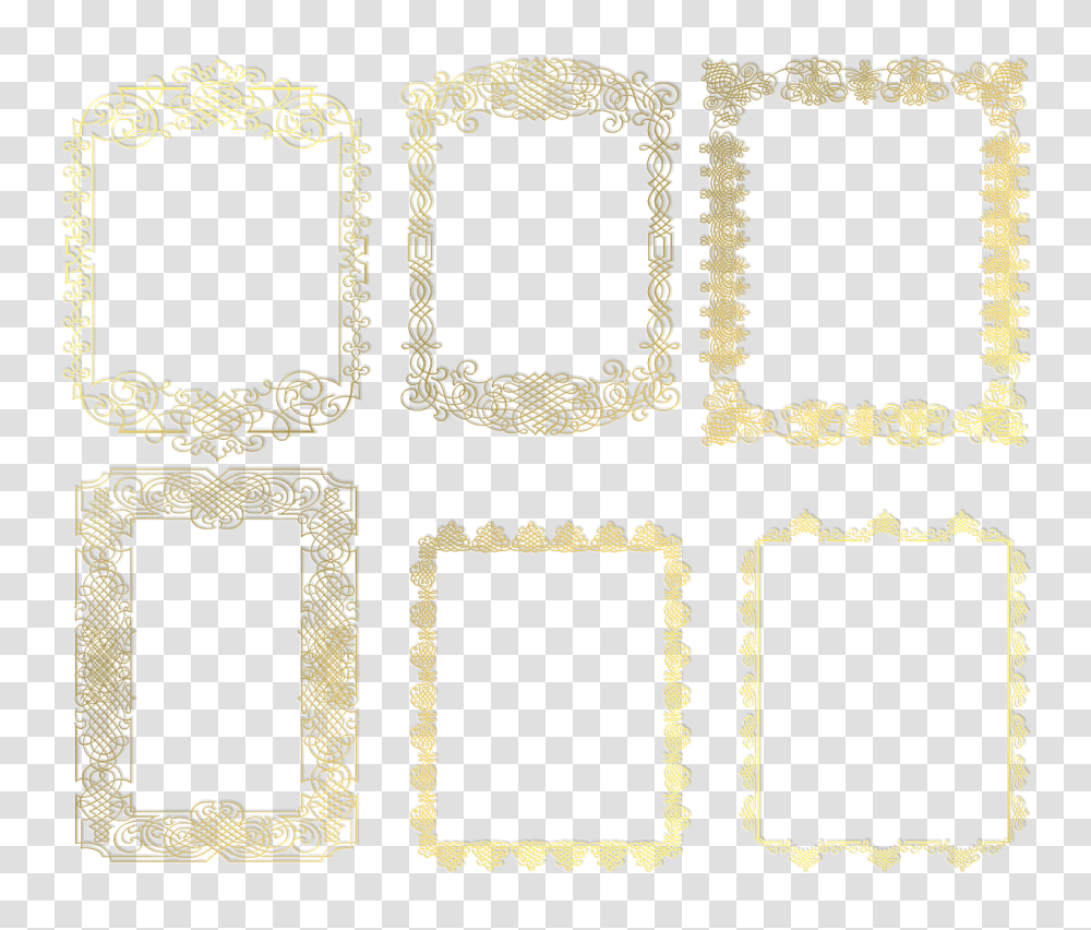 Gold Calligraphy Frame Free Image On Pixabay Motif, Number, Symbol, Text, Rug Transparent Png
