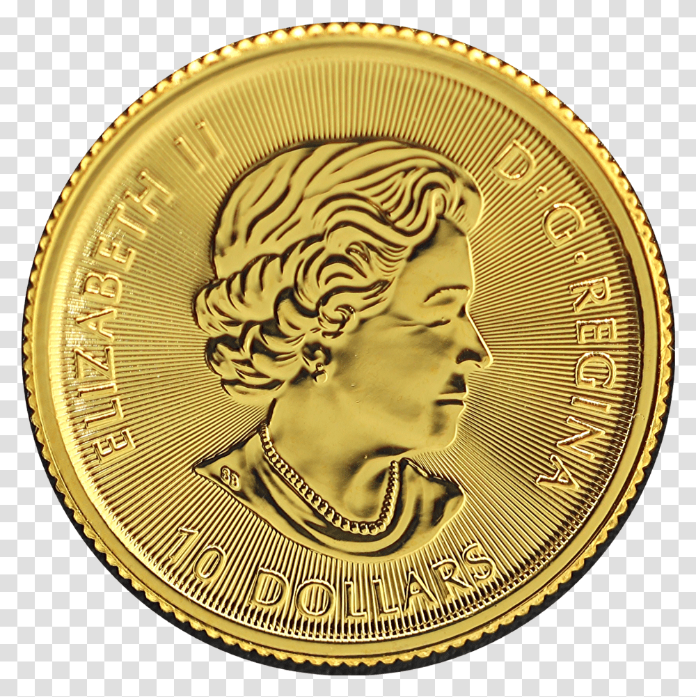 Gold Canadian Lucky Dragon Coin Transparent Png