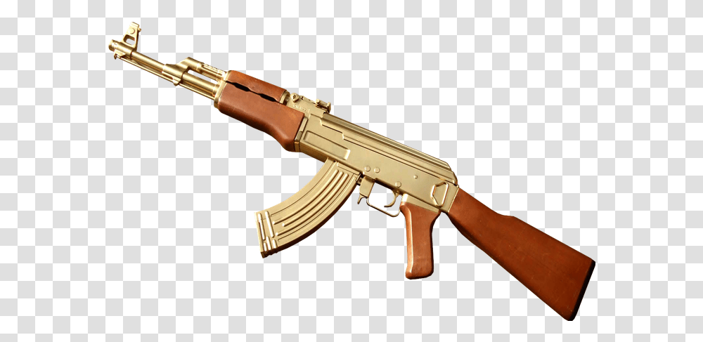 Gold Cartoon Ak 47 Mixtape Cover, Gun, Weapon, Weaponry, Rifle ...