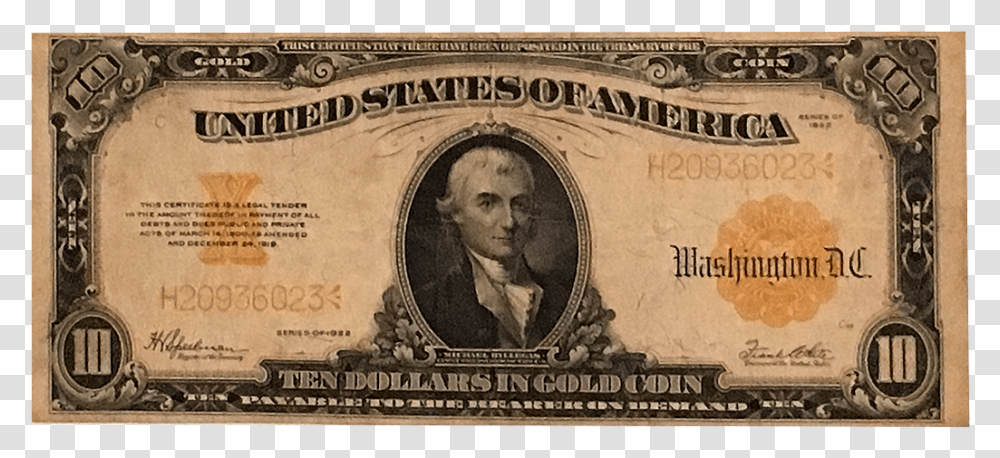 Gold Certificates, Money, Dollar, Person, Human Transparent Png