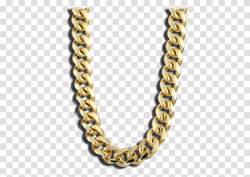 Gold Chain 3 Image Miami Cuban Link Chain, Bracelet, Jewelry, Accessories, Accessory Transparent Png